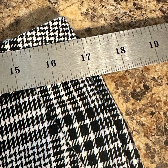 New York & Co Womens Size 10 Average Houndstooth Pattern Career Pants Boot Cut - Picture 7 of 14